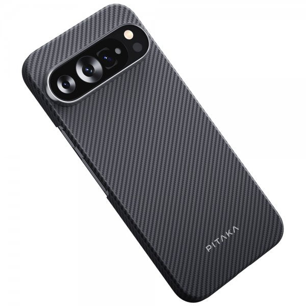 Pitaka Google Pixel 9/Pixel 9 Pro Kuori Ultra-Slim Case MagSafe Black/Grey Twill