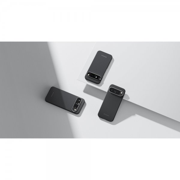 Pitaka Google Pixel 9 Pro XL Kuori Ultra-Slim Case MagSafe Black/Grey Twill