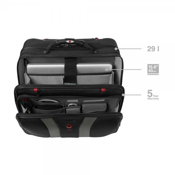 Wenger Granada 15.6" Business-trolley musta