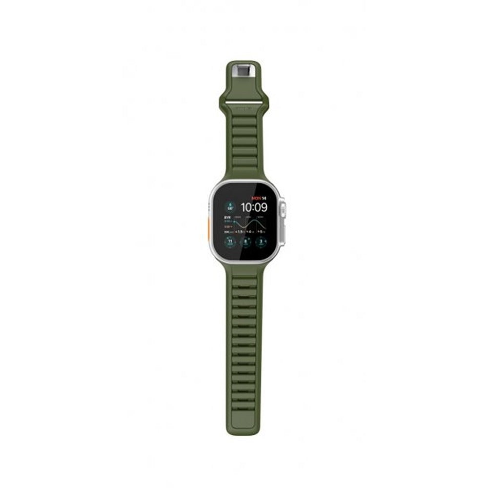 KeyBudz Apple Watch 44/45/46mm/Apple Watch Ultra -ranneke Journey Forest Green