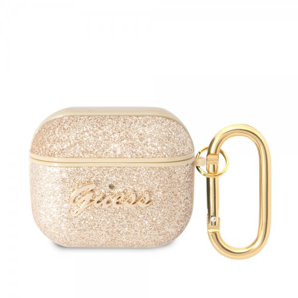 Guess AirPods 3 Kuoret Glitter Hiutaleet Kulta