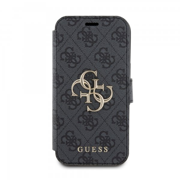Guess iPhone 15 Suojakotelo 4G Logo Harmaa