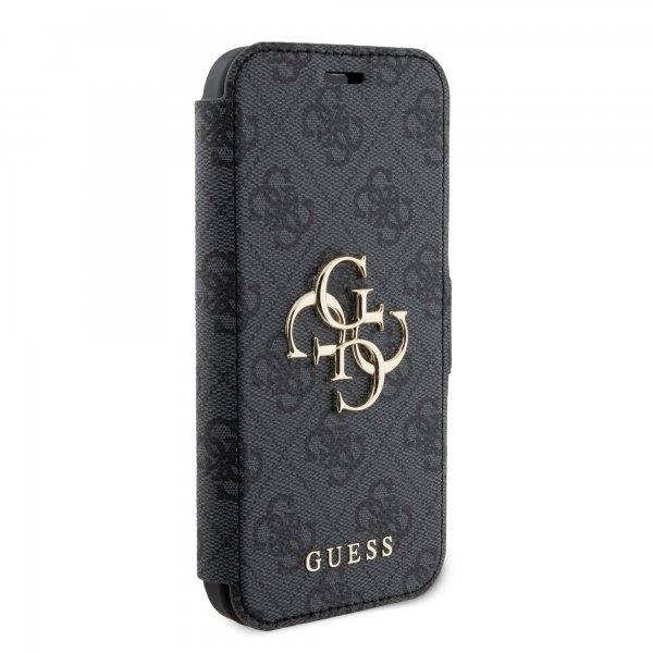 Guess iPhone 15 Suojakotelo 4G Logo Harmaa