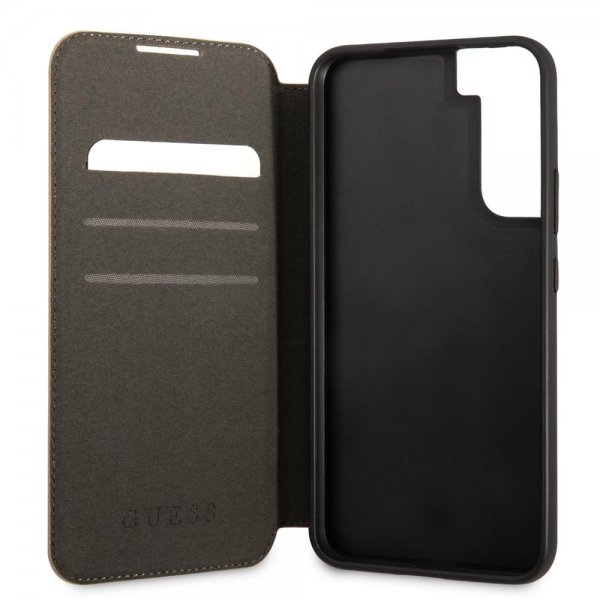 Guess Samsung Galaxy S22 Plus Kotelo 4G Logo Ruskea