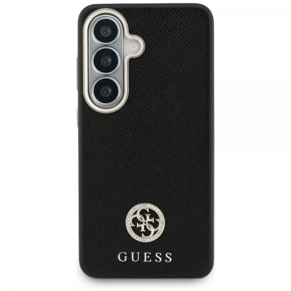Guess Samsung Galaxy S26 Plus Kuori Timanttikuvioitu Logo MagSafe Musta