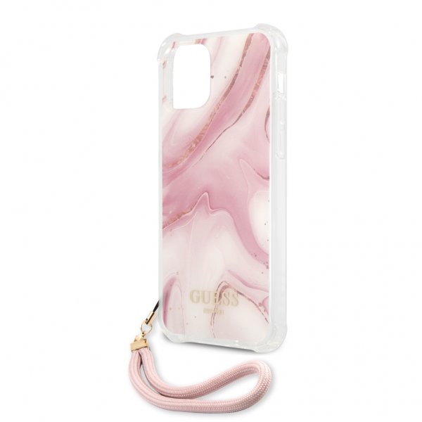 Guess iPhone 12 Pro Max -kuoret Marble Rosa