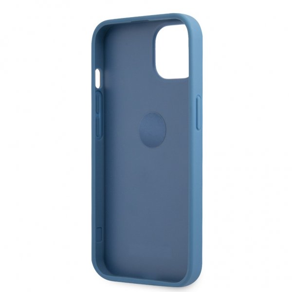 Guess iPhone 13 -kuori Ring Stand Sininen