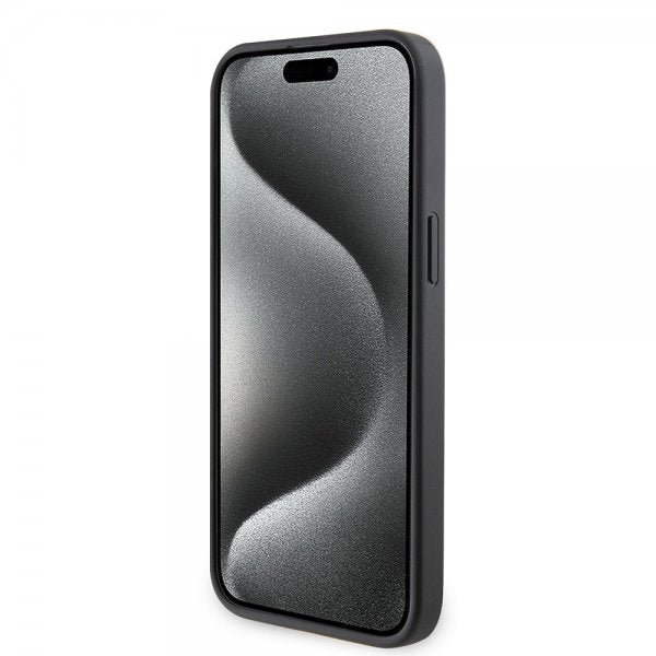 Guess iPhone 15 Pro Max Kuori 4G Logo Harmaa