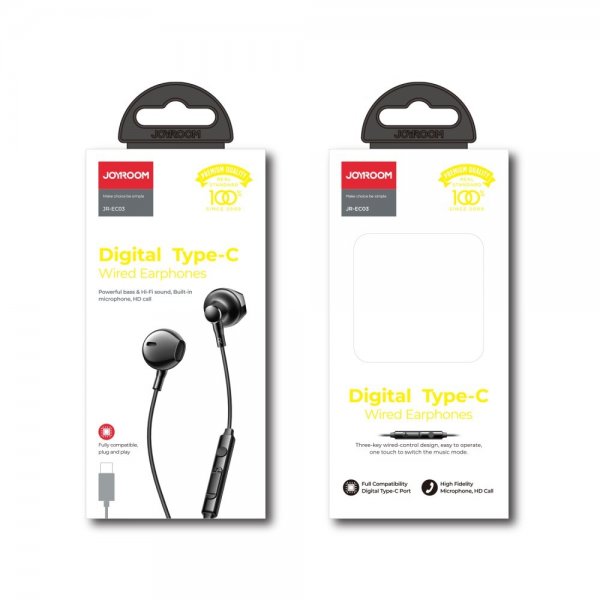 Joyroom Kuulokkeet JR-EC03 USB-C Hopea
