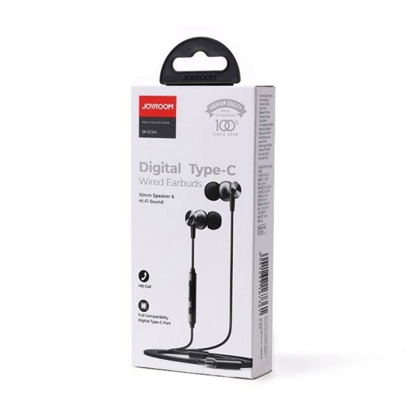 Joyroom Kuulokkeet JR-EC04 USB-C Musta