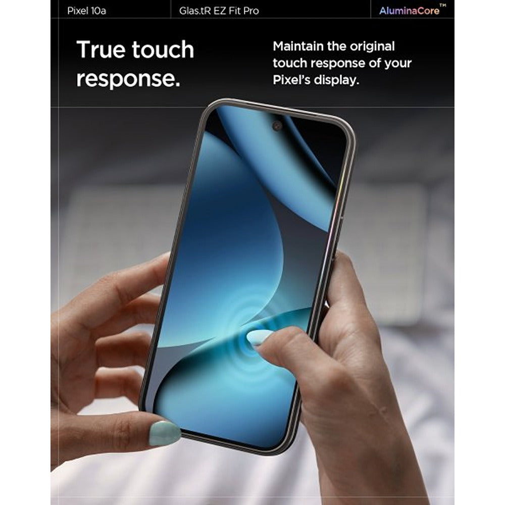Spigen Google Pixel 10a Näytönsuoja GLAS.tR EZ Fit Pro 2 kpl