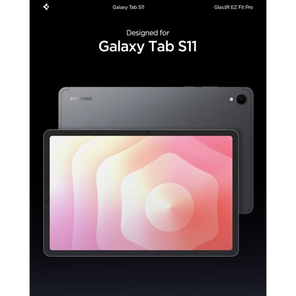 Spigen Samsung Galaxy Tab S11 Näytönsuoja GLAS.tR EZ Fit Pro