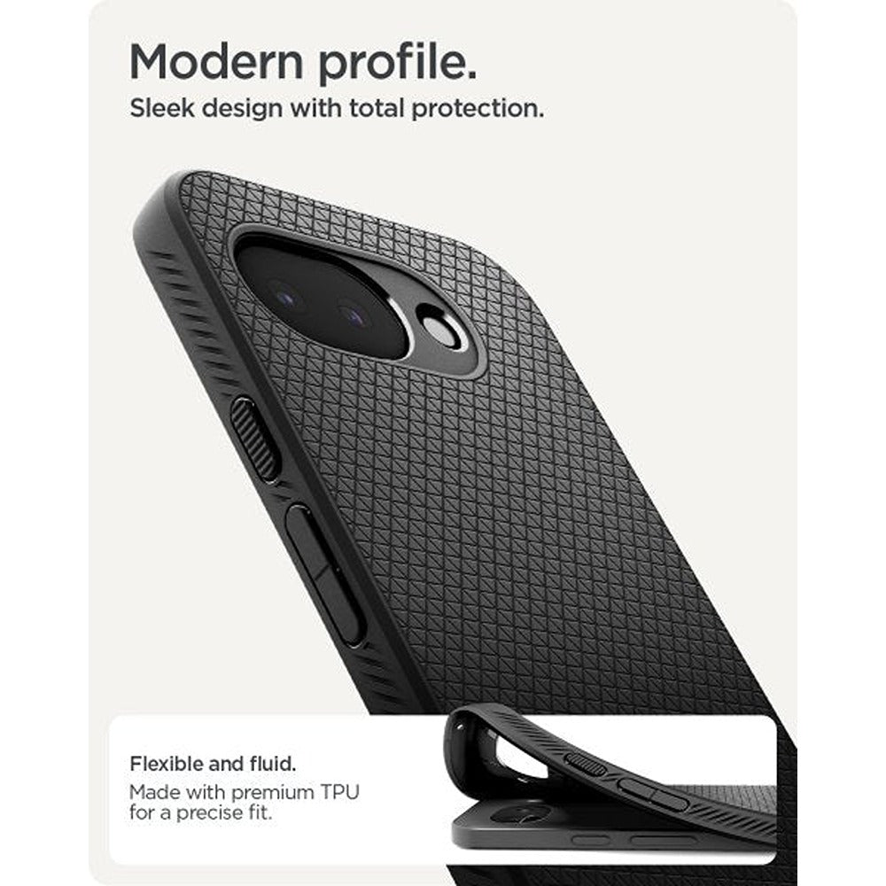 Spigen Google Pixel 10a Kuori Liquid Air Mattamusta