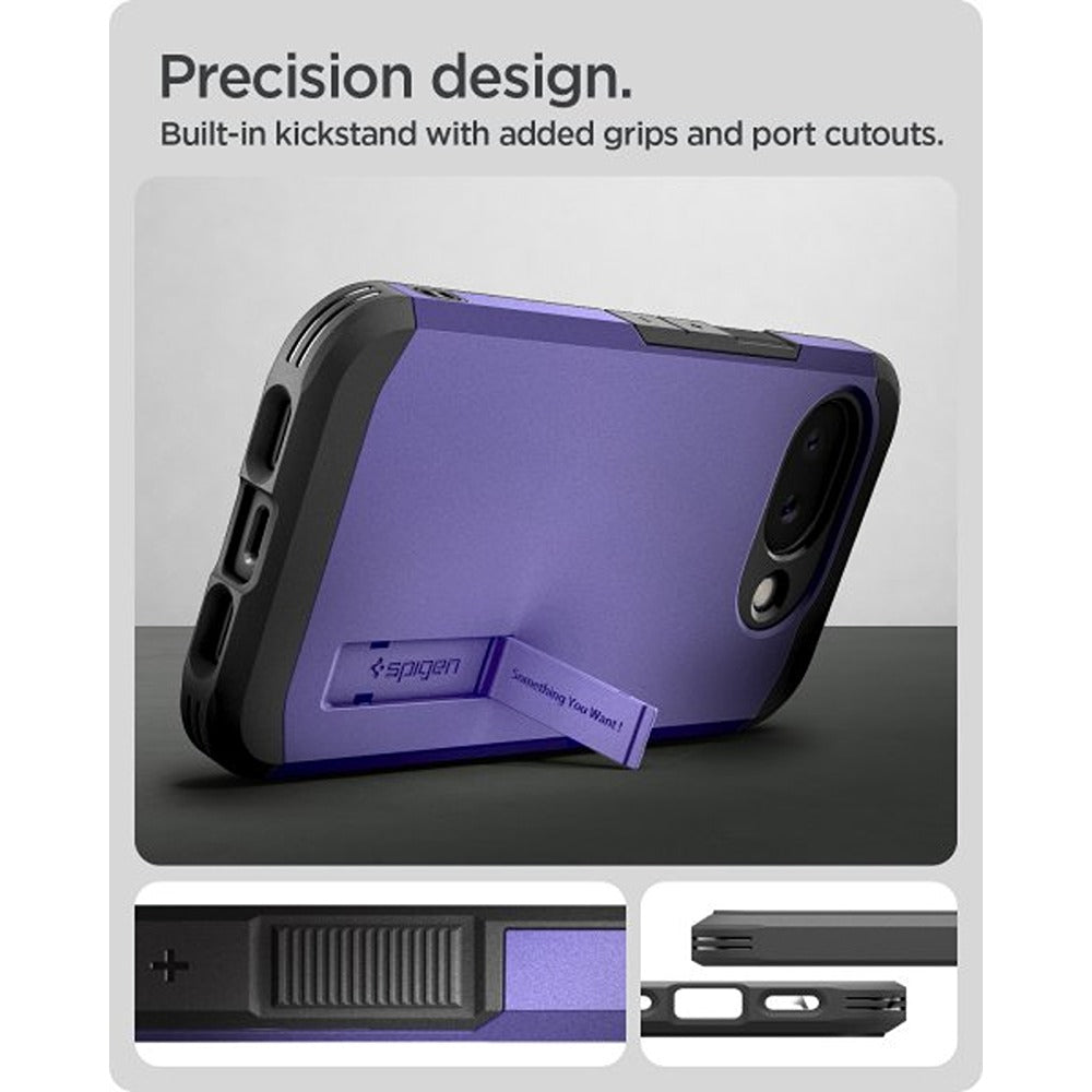 Spigen Google Pixel 10a Kuori Tough Armor MagFit Ash Violet