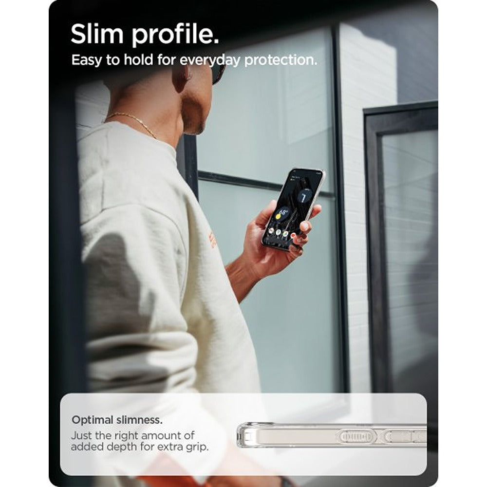 Spigen Google Pixel 10a -suojakuori Ultra Hybrid MagFit Clear White