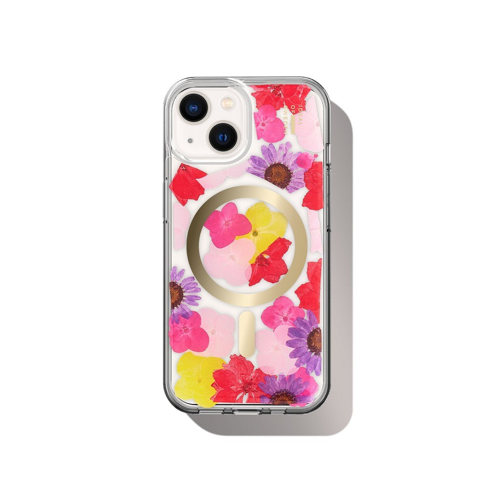 Ideal of Sweden iPhone 13/14/15/16e/17e Kuori Clear Case MagSafe Tropical Floral