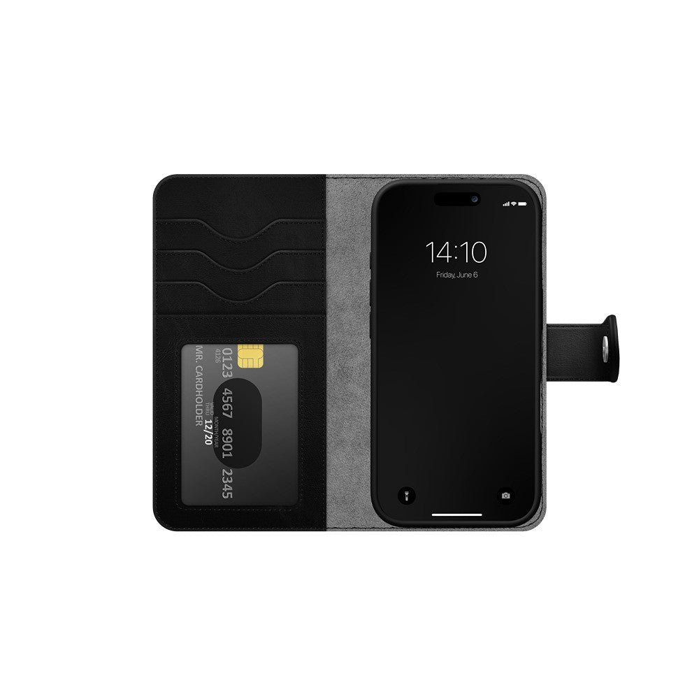 Ideal of Sweden iPhone 17 Pro/iPhone 18 Pro Kotelo Magnet Wallet+ MagSafe Musta
