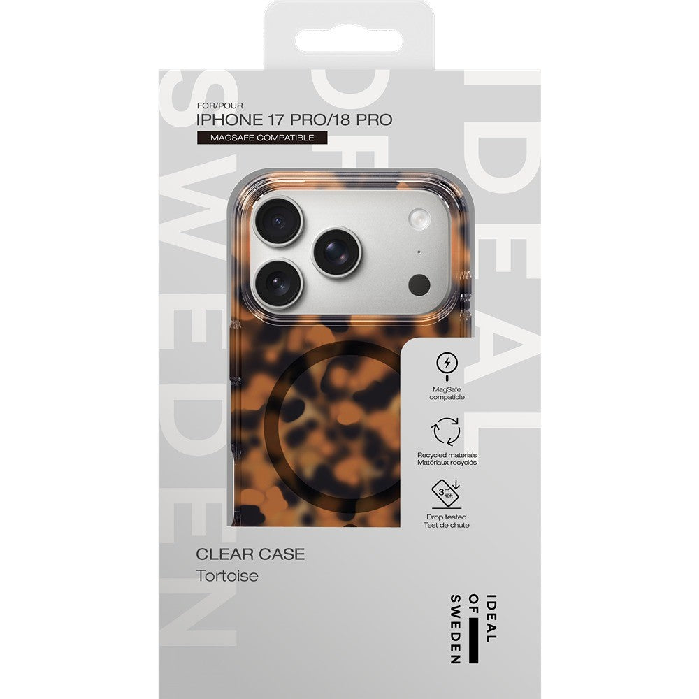 Ideal of Sweden iPhone 17 Pro/iPhone 18 Pro Kuori kirkas MagSafe Tortoise