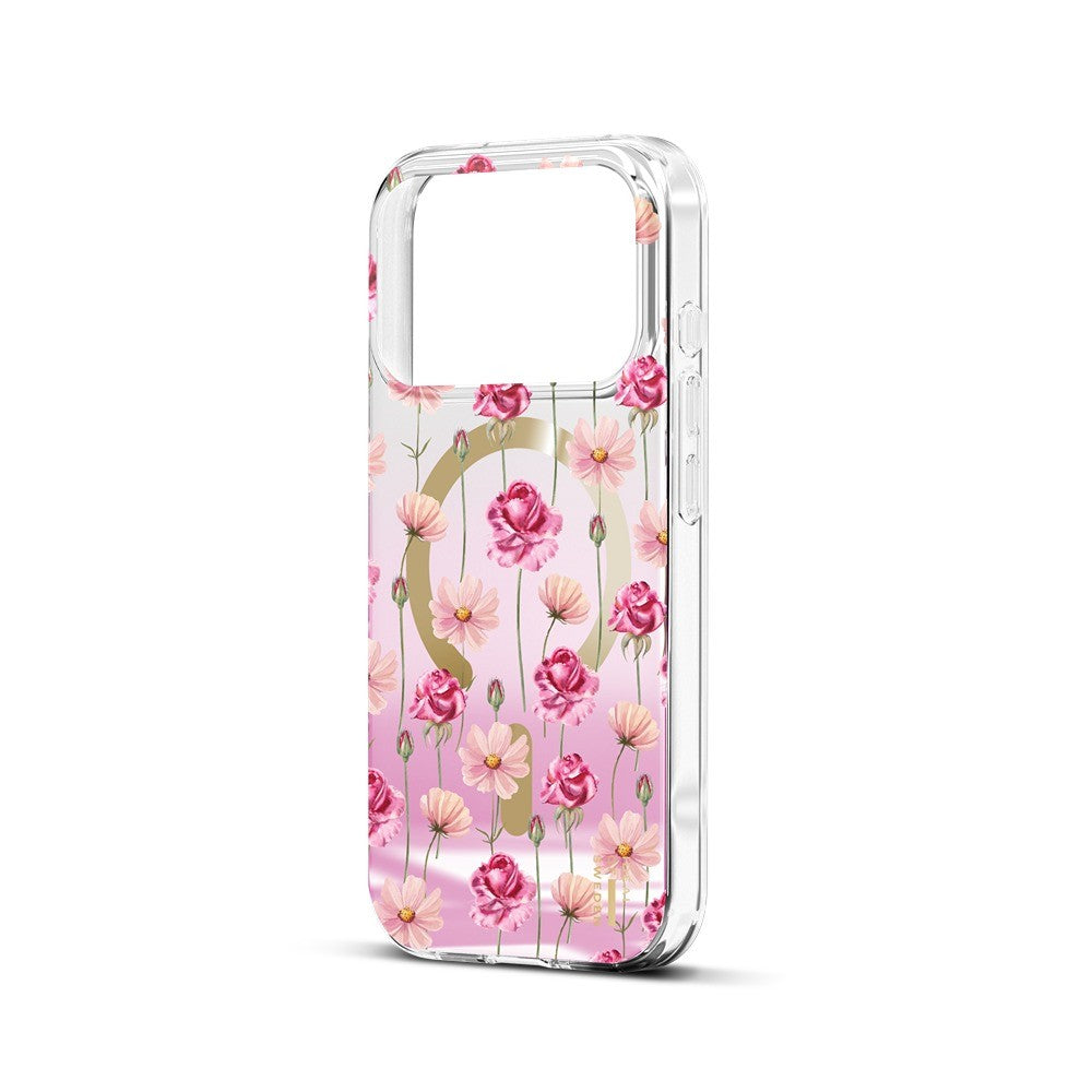 Ideal of Sweden iPhone 17 Pro/iPhone 18 Pro Kuori Mirror Case MagSafe Rose Blush Floral