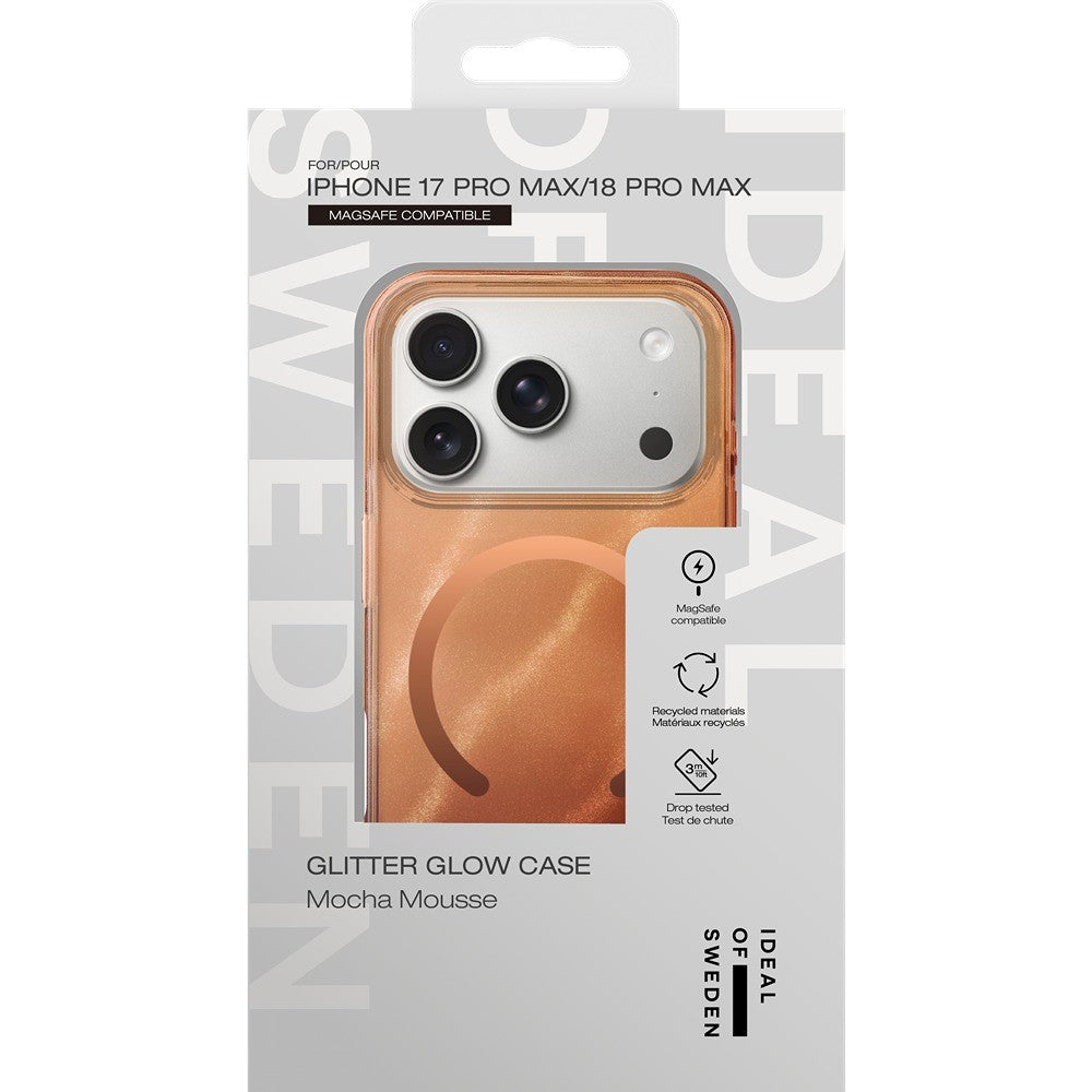 Ideal of Sweden iPhone 17 Pro Max/iPhone 18 Pro Max Kuori Clear Case MagSafe Mocha Mousse