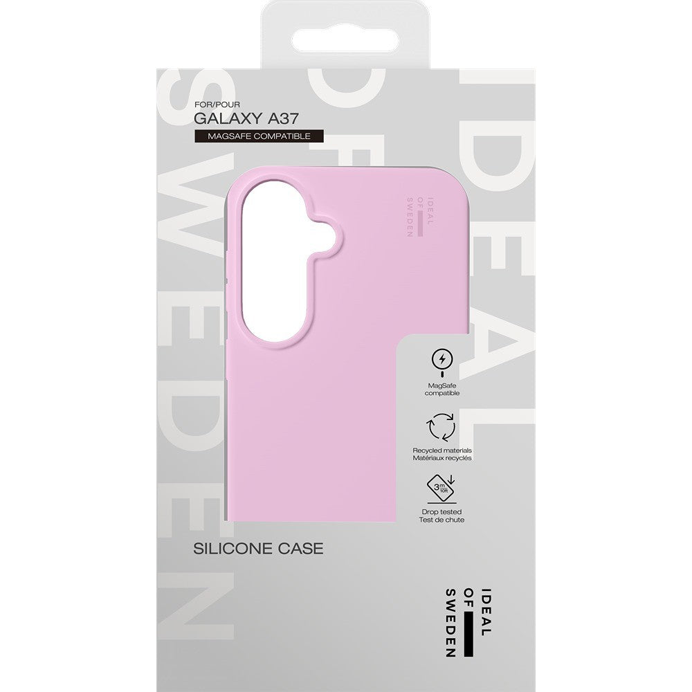 Ideal of Sweden Samsung Galaxy A37 Kuori Silicone Case MagSafe Bubblegum Pink