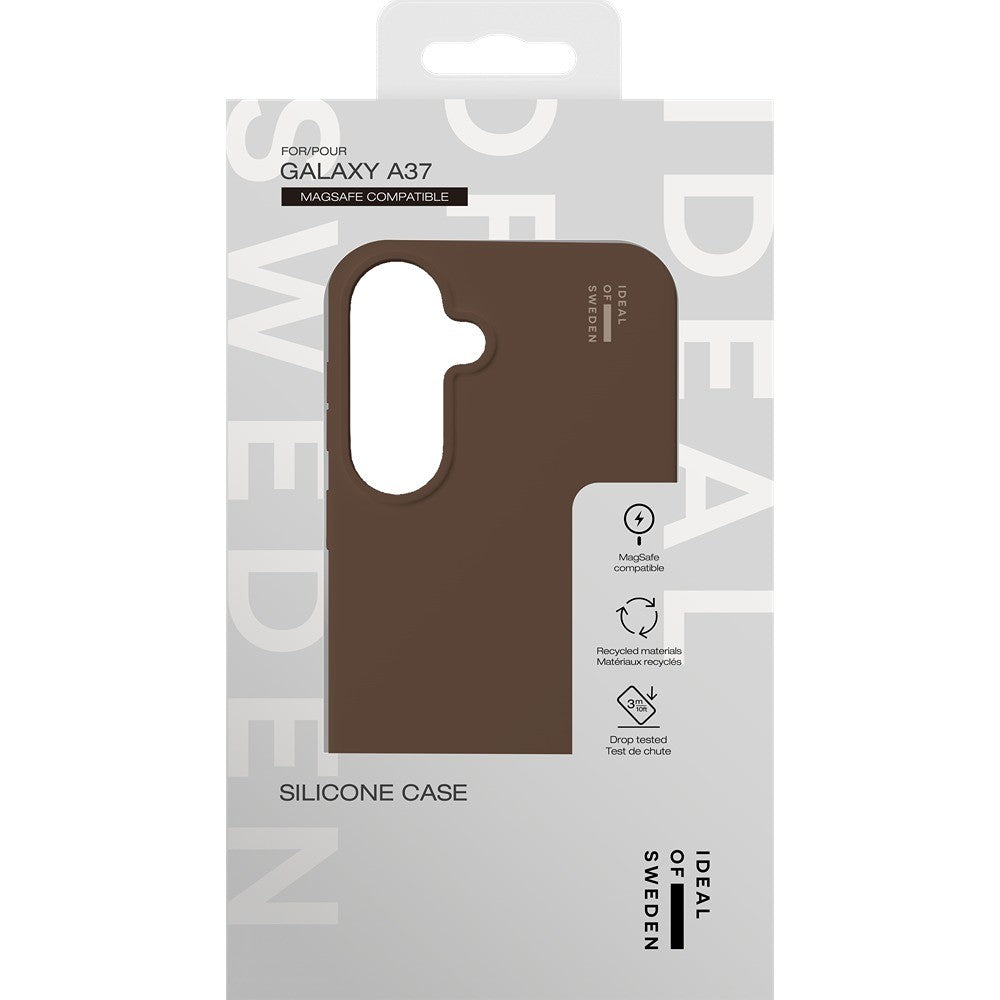 Ideal of Sweden Samsung Galaxy A37 Kuori Silicone Case MagSafe Mocha Mousse