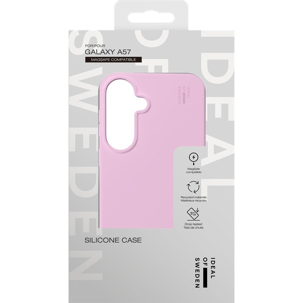 Ideal of Sweden Samsung Galaxy A57 Kuori Silicone Case MagSafe Bubblegum Pink