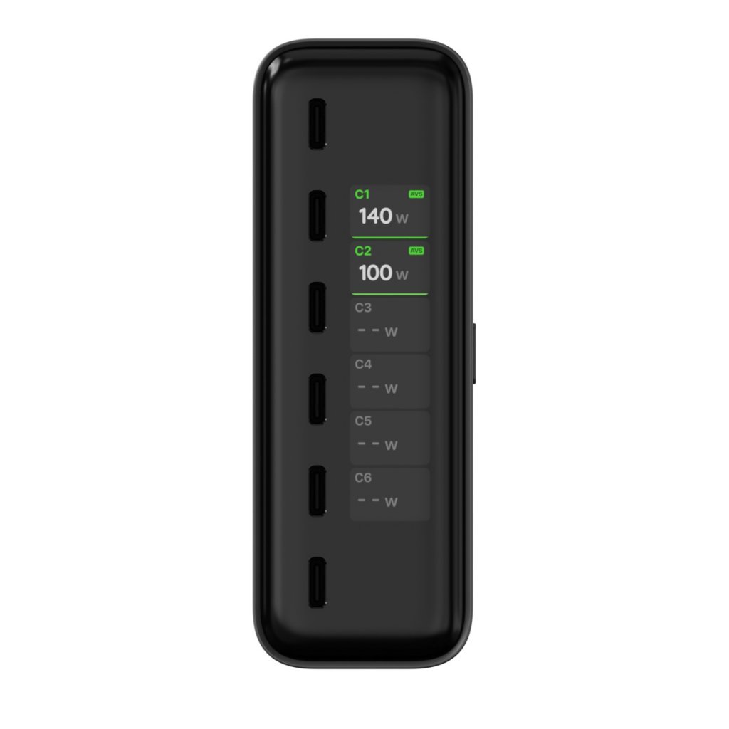 Satechi ChargeView 240W työpöytälaturi avaruusmusta