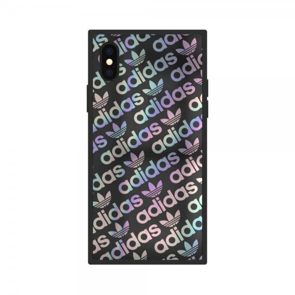 Adidas iPhone X/Xs Kuori OR Square Case FW19 Musta Holografinen