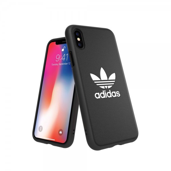 Adidas iPhone X/Xs Kuori OR Muotoiltu Kotelo FW18 Musta Valkoinen