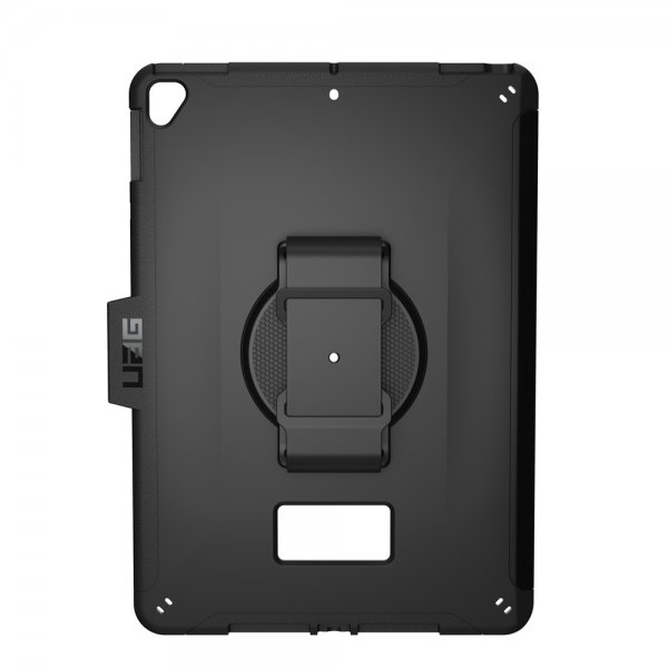 Urban Armor Gear (UAG) iPad 10.2 (gen 7/8/9) Suojakotelo Scout Cover käsikahvalla, musta
