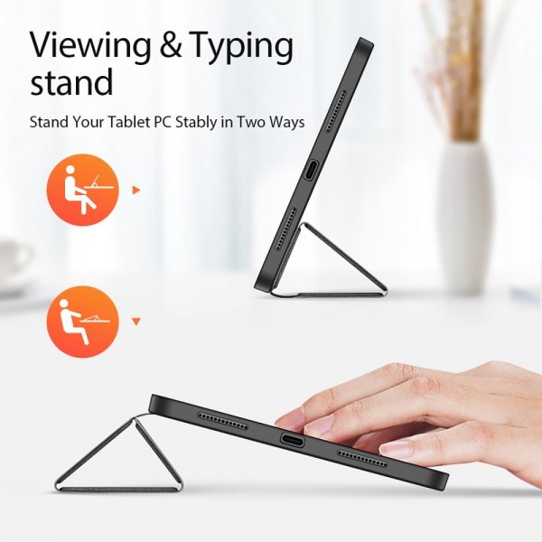 Dux Ducis iPad 10.9 (10. sukupolvi)/iPad 11 (A16) Suojakotelo DOMO Series Musta