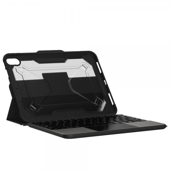 Urban Armor Gear (UAG) iPad 10.9 (10. sukupolvi)/iPad 11 (A16) kotelo Rugged Bluetooth-näppäimistö ja ohjauslevy Nordic, musta