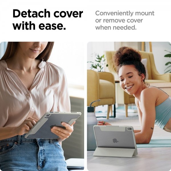 Spigen iPad Air 10.9 (sukupolvi 4/5)/iPad Air 11 (M2/M3/M4) Suojakotelo Air Skin Pro Harmaa