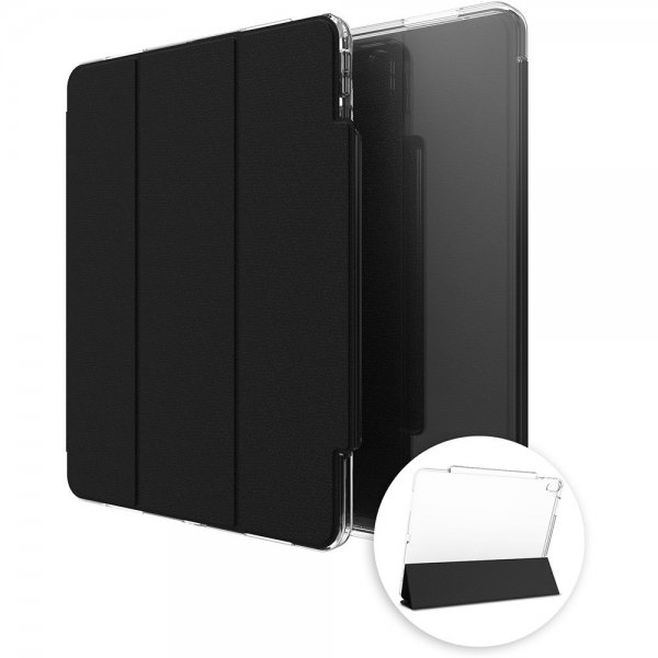 ZAGG iPad Air 13 (M2/M3) Kotelo Crystal Palace Folio Musta Läpinäkyvä