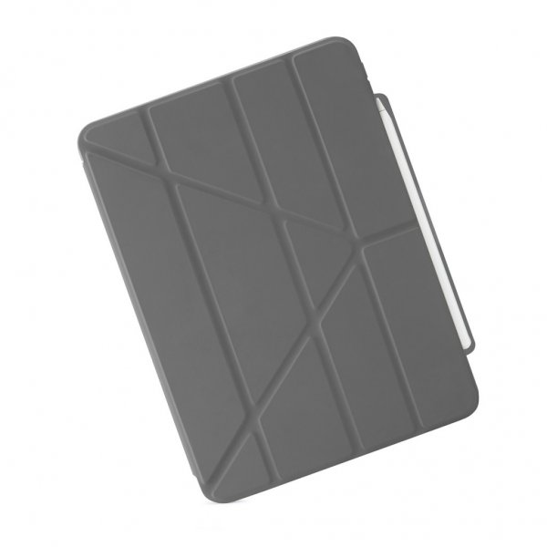 Pipetto iPad Air 13 (M2/M3/M4) Origami No3 Pencil Case harmaa