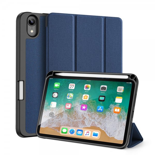 Dux Ducis iPad mini (6. sukupolvi)/iPad mini (A17 Pro) kotelo, DOMO-sarja, sininen
