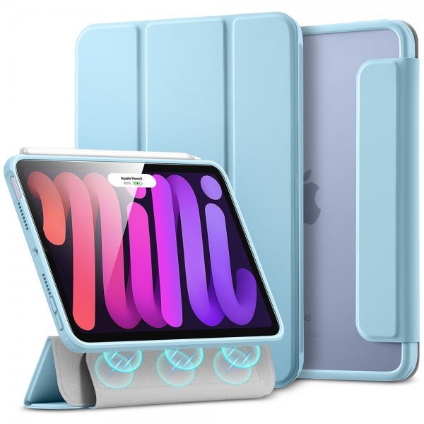 ESR iPad mini (6. sukupolvi)/iPad mini (A17 Pro) Rebound Hybrid -kotelo, sininen
