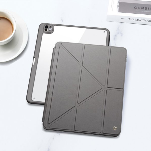 Dux Ducis iPad Pro 11 (M4/M5) Magi Series -suojakotelo, harmaa