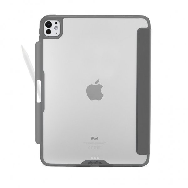 Pipetto iPad Pro 11 (M4/M5) Suojakotelo Origami No3 Pencil Case Harmaa