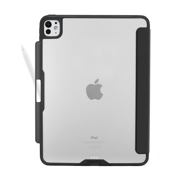 Pipetto iPad Pro 11 (M4/M5) Suojakotelo Origami No3 Pencil Case Musta