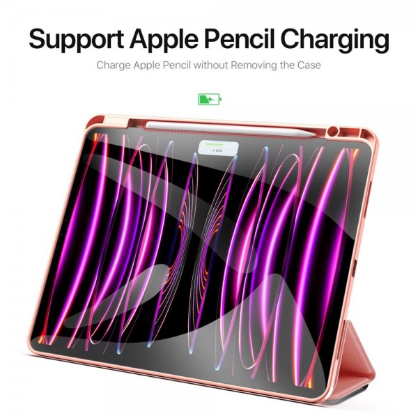 Dux Ducis iPad Pro 13 (M4/M5) Suojakotelo DOMO-sarja Pinkki