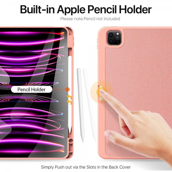 Dux Ducis iPad Pro 13 (M4/M5) Suojakotelo DOMO-sarja Pinkki