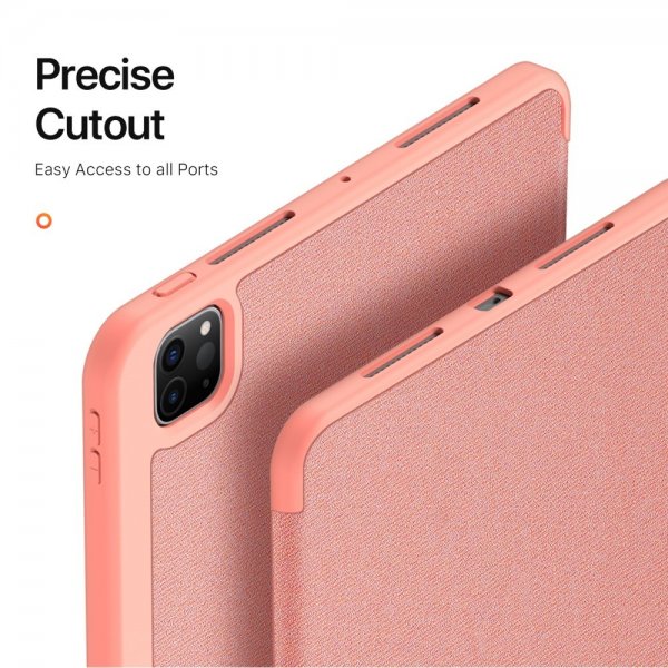 Dux Ducis iPad Pro 13 (M4/M5) Suojakotelo DOMO-sarja Pinkki
