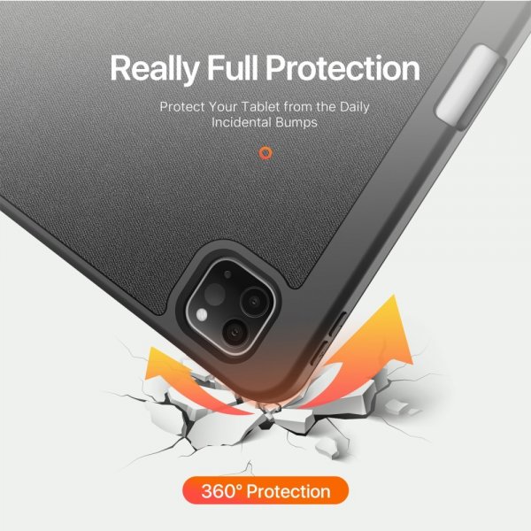 Dux Ducis iPad Pro 13 (M4/M5) Suojakotelo DOMO-sarja Musta