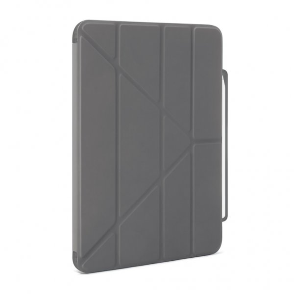 Pipetto iPad Pro 13 (M4/M5) -suojakotelo Origami No3 Pencil Case, harmaa