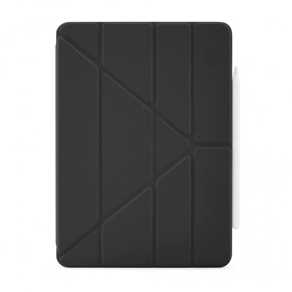 Pipetto iPad Pro 13 (M4/M5) Kotelo Origami No4 Slim Folio Case Musta