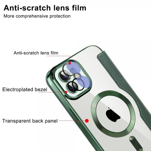 iPhone 11 -suojakuori, MagSafe, vihreä