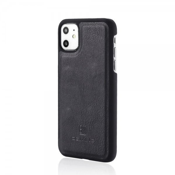 Dg.Ming iPhone 11 Lompakkokotelo Irrotettava Kuori Korttipaikat Musta