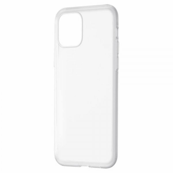 Baseus iPhone 11 Pro Max -kuori, Jelly Liquid Silica Gel, valkoinen